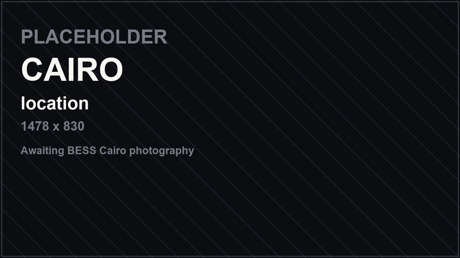 Placeholder image awaiting BESS Cairo venue photography