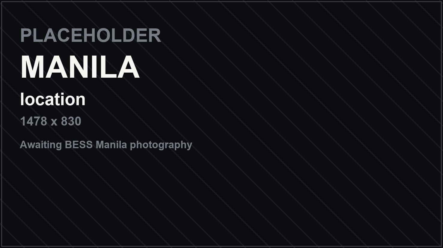 Placeholder image awaiting BESS Manila venue photography